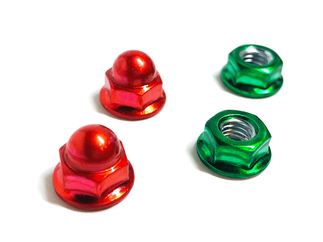 magic earthing car bolt&nut red&green 3QNambson