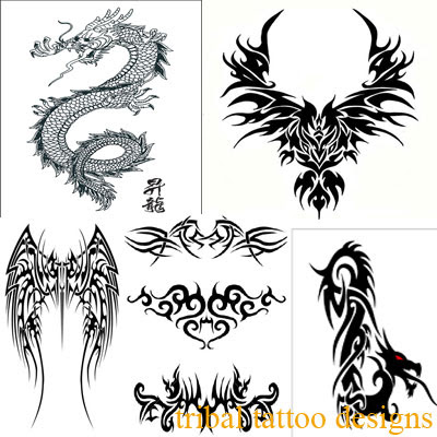 Angel Tattoo Designs  Women on Tribal Angel Wings Tattoo Sample For Men And Women  Tribal Tattoos