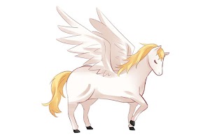 Mewarnai Gambar Kuda Poni Unicorn