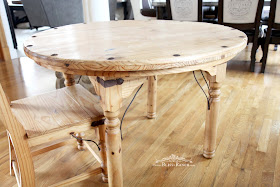 Weathered Gray Table Redo, Fusion Paint, Bliss-Ranch.com