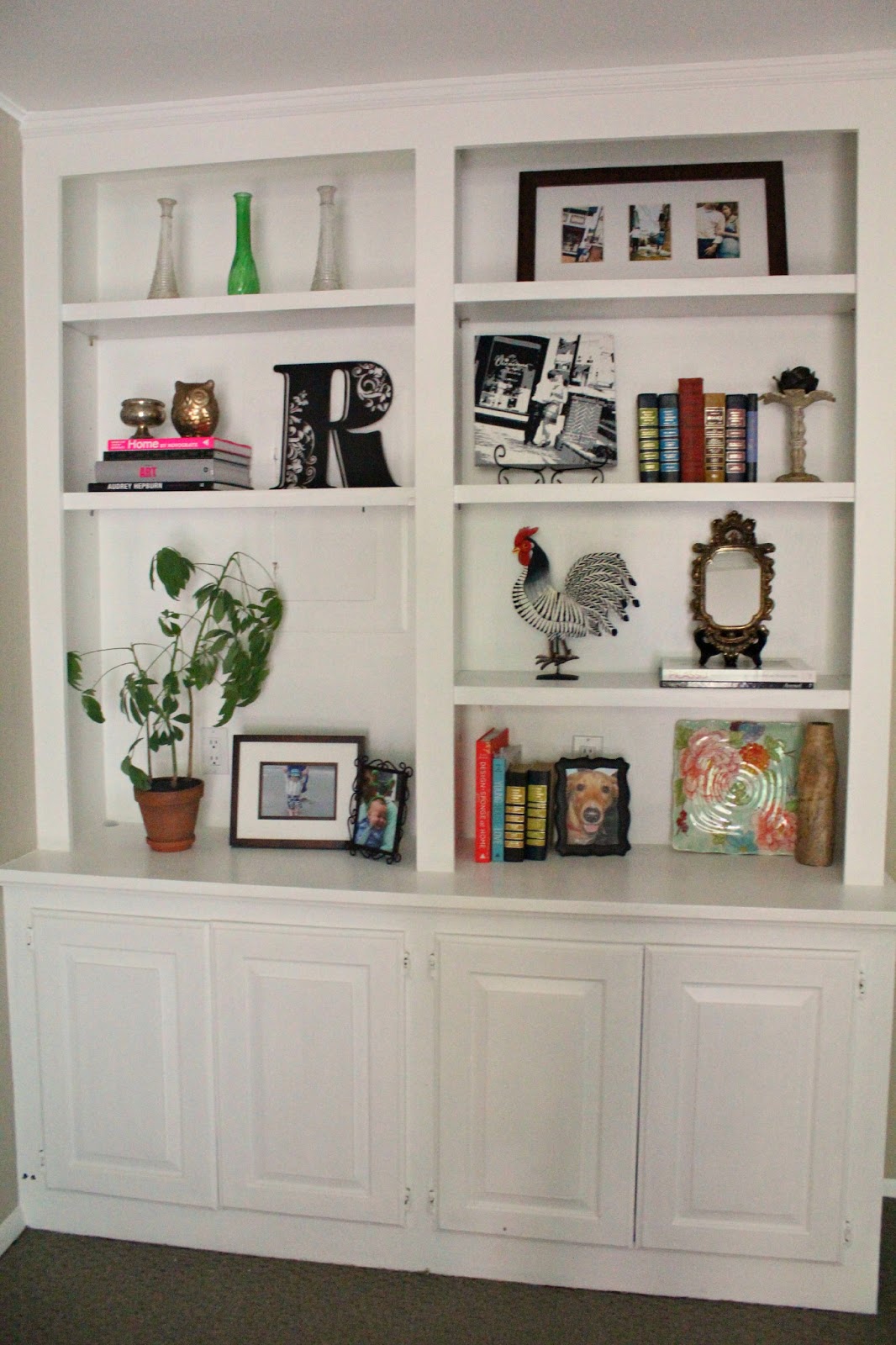 Ten June My Living  Room  Built In Bookshelves  Are Styled 