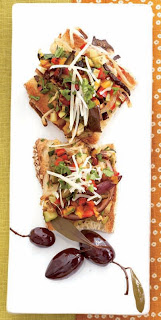 Roasted Vegetable Crostini