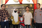 Kapolresta Banda Aceh Kembalikan Beberapa Sepeda Motor Warga