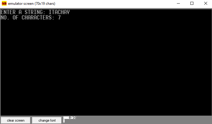 Assembly Program To Count Characters In A String Itachay