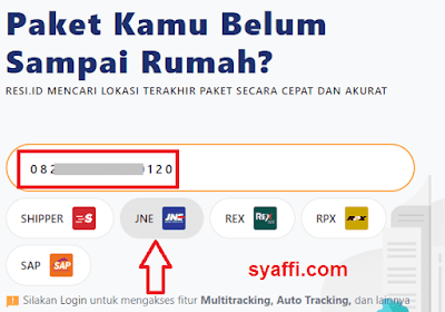 Cek Nomor Resi JNE dan Melacak Pengiriman JNE Terbaru