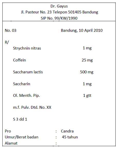 Pharmacy Indonesia Sediaan Serbuk