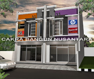 desain Model Desain Kios Minimalis