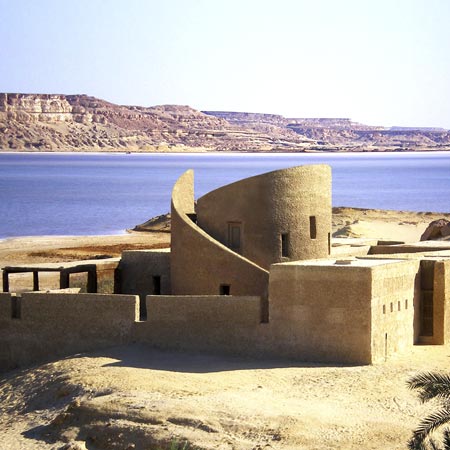 Ecolodge in Egypt by Laetitia Delubac and Christian Félix