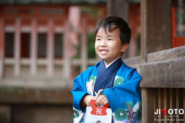 手向山八幡宮での七五三出張撮影