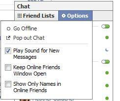 chat alert facebook