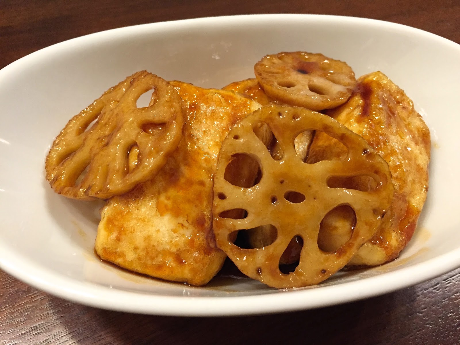 てっちゃんちのおいしい献立 豆腐とれんこんの甘辛炒め