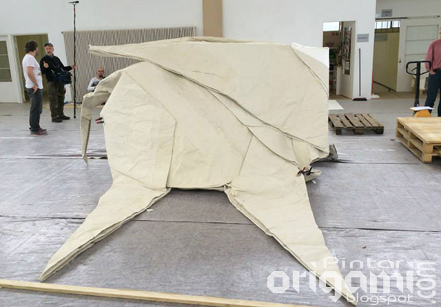  Origami  Gajah  Ukuran Gajah  Asli Hanya Dengan Satu Kertas 