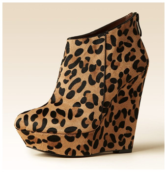 out on topshop com giuseppe zanotti animal print wedge booties