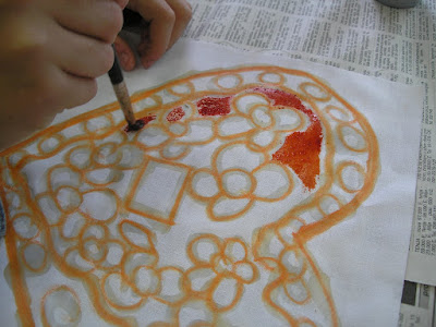 zorica, đuranić, batik, canvas, tutorial, how to, children, beginners