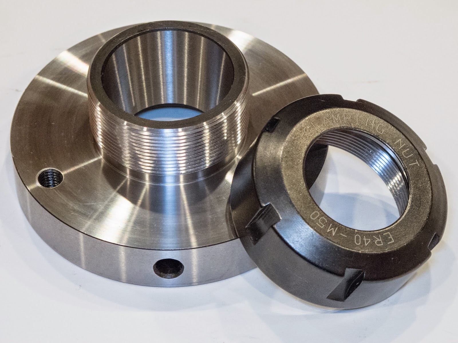 ER-40 Collet Chuck for JET 1024 Lathe | Yuriy's Toys