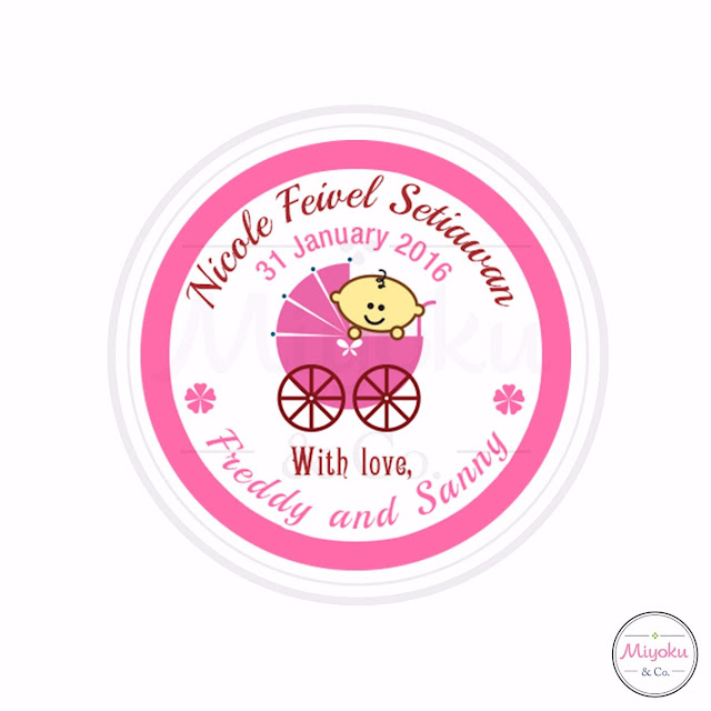 Miyoku: baby girl  Personalized Souvenir Jakarta Barat