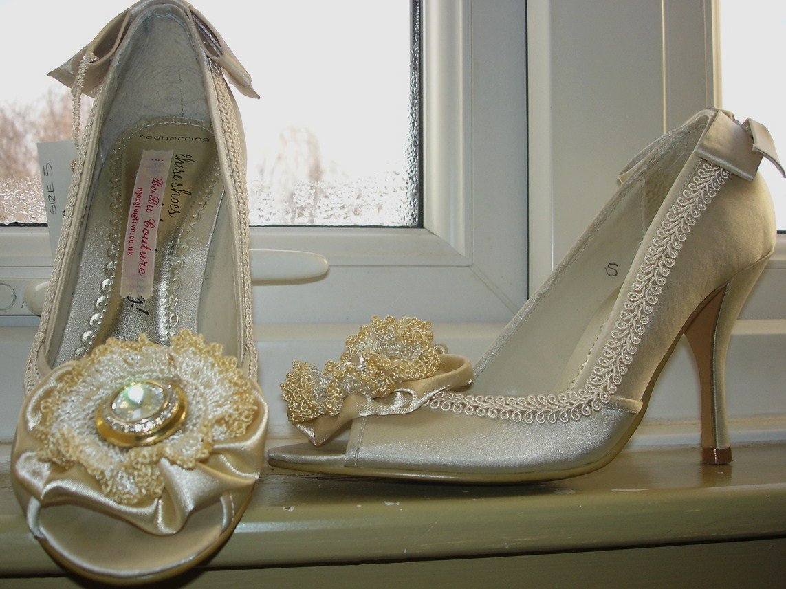 bling wedding shoes