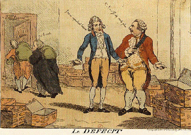 Caricatura sobre el tema de los impuestos y su recaudación 1789, Colección Banque Nationale Paris (Paris: Editions Hervás, 1988) http://creartehistoria.blogspot.com