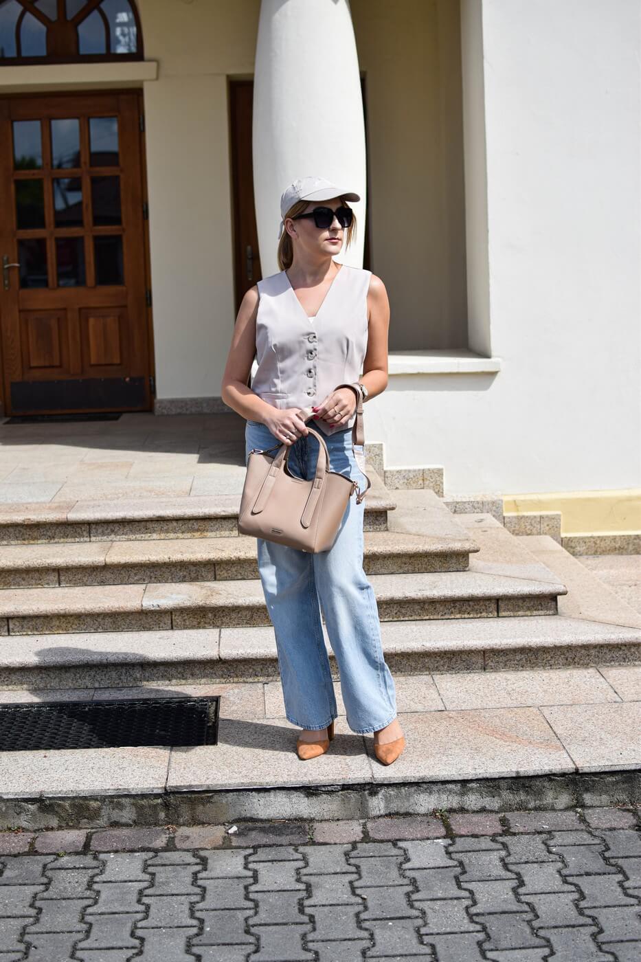 Walk in Soft colours Spring/Summer 2025 Wittchen – moja stylizacja Wiosenna stylizacja w beżach - dyedblonde