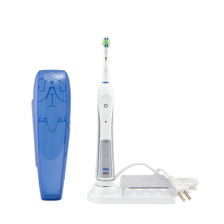 Oral-B Healthy Clean + ProWhite Precision 4000 Rechargeable Electric Toothbrush 1 Count