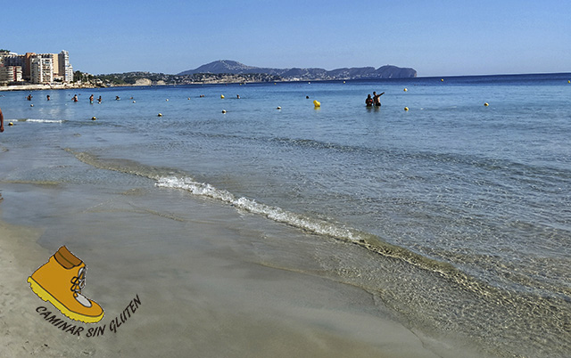 AGUA DE LA PLAYA DE LA FOSSA DE CALPE