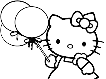 Hello Kitty Coloring In Pages