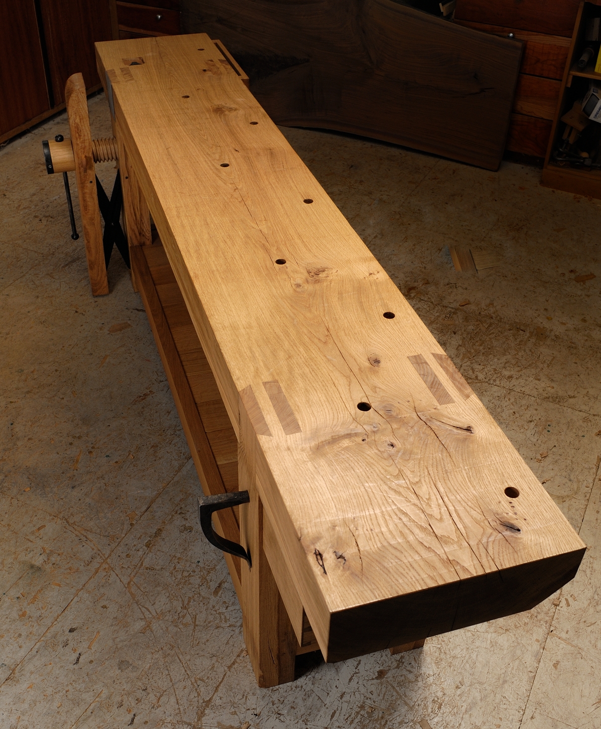 Benchcrafted: The Fre   nch Oak Plate 11 Bench: Finished
