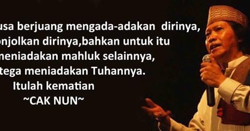 Kumpulan Quotes Cak Nun - s Carta De