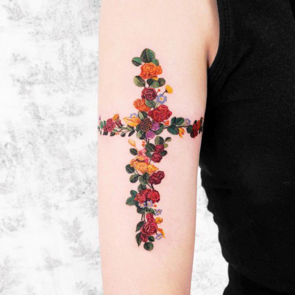 Tatuagens de buquê de flores - 30 modelos femininos!