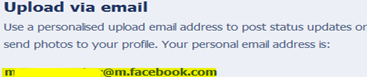 email facebook