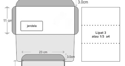 Amplop Jaya Jendela Standart (23x11cm)  Percetakan Jogja