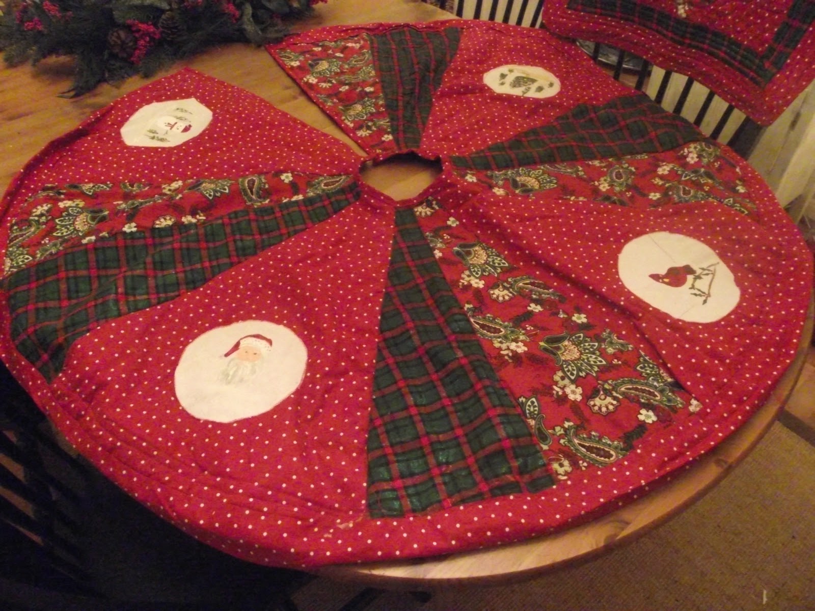 tree make that  runners were  homemade the cheery fabrics i table to a loved decided how so