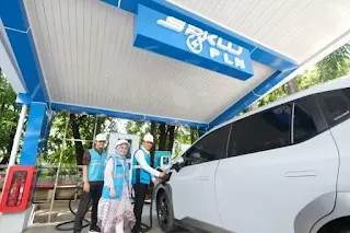 PLN UID Sulselrabar provides 62 SPKLU units for Eid homecoming travelers