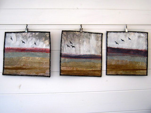 stitched seascapes