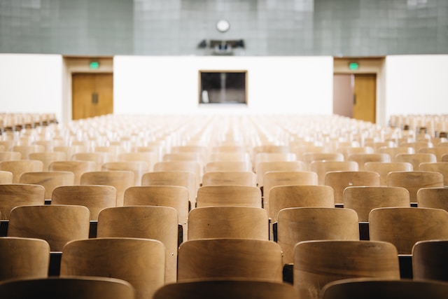 empty uni classroom