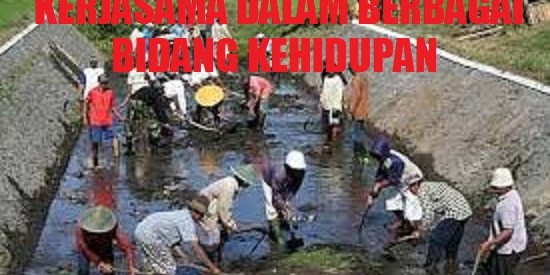 Arti Penting Kerjasama dalam BERBAGAI Bidang Kehidupan