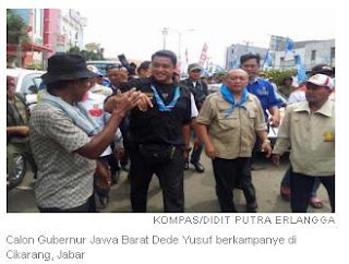 Calon Gubernur Jawa Barat, Dede Yusuf ,kampanye di cikarang