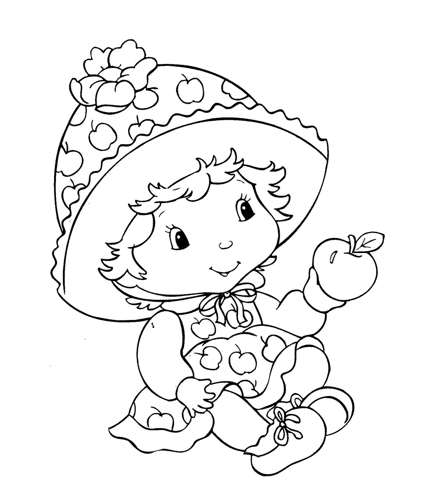 Craftoholic: Strawberry Shortcake Coloring Pages