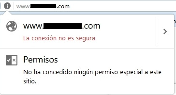 Marcado de página no segura en Firefox