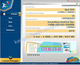 cek kuota internet XL