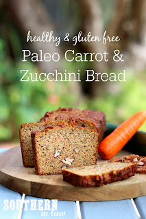 Healthy Paleo Carrot Zucchini Bread Recipe