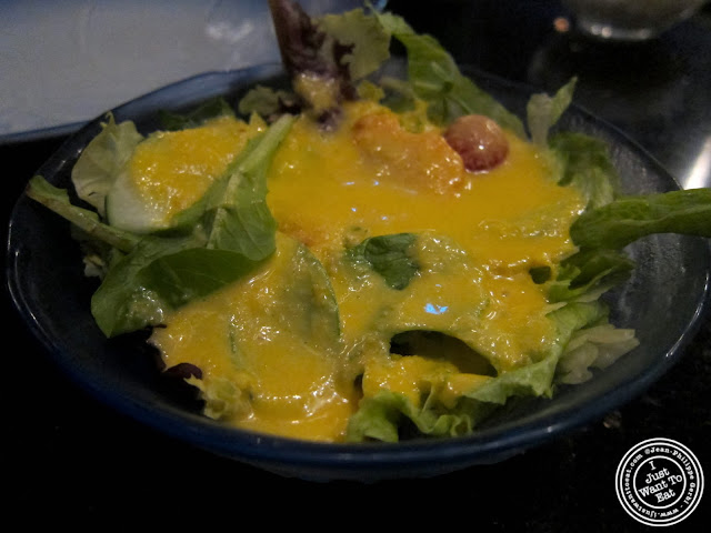 image of salad at Ayame in Hoboken, NJ