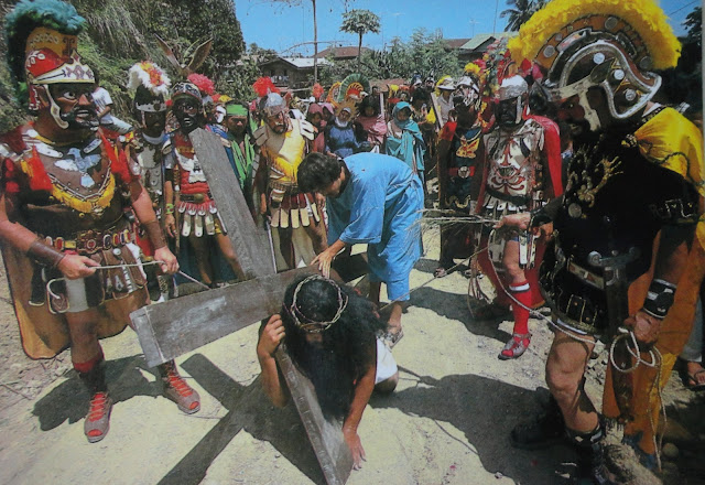 Moriones Festival postcard