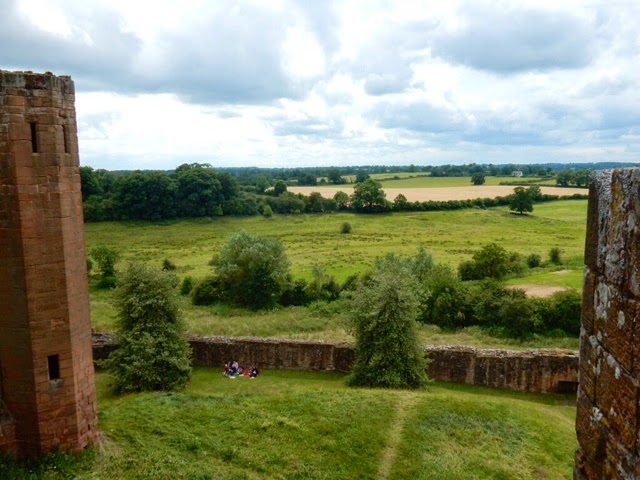 The view from one of the towers across the outer wall