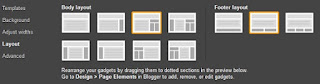 Setting Body dan Footer Layout Blogspot