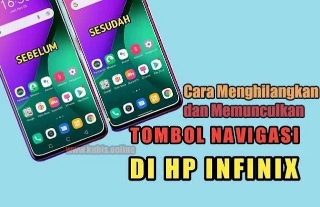 3 Cara Menghilangkan dan Memunculkan Tombol Navigasi Infinix