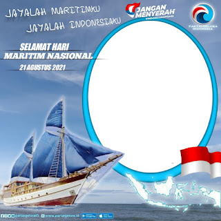 Twibbon Hari Maritim Nasional 2021