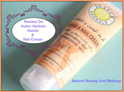 Inatur Herbals Hand & Nail Cream Review on blog