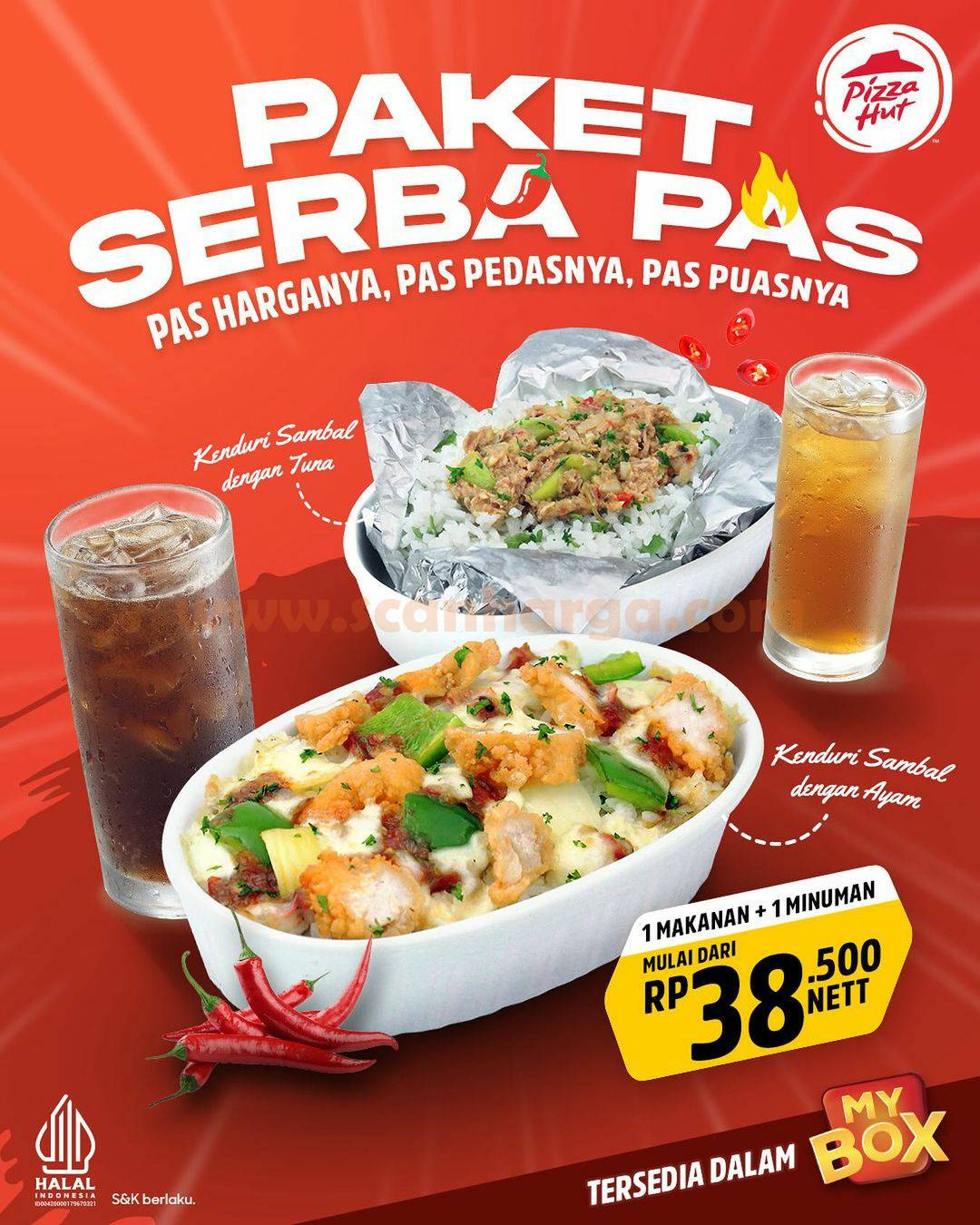 Promo PIZZA HUT Paket Serba PAS Mulai Rp. 38.500