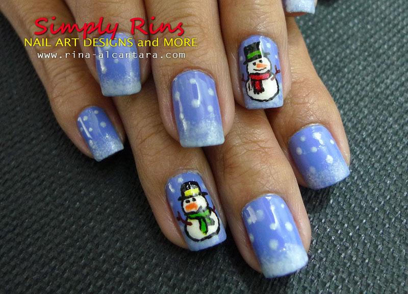 Santa Claus Nail Art for Christmas, Santa Claus Nail Art, Christmas Nail Art